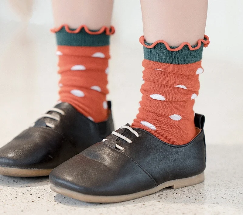 
Custom Fashion Children Toddler Kids Cotton Crew Tube Socks For Girls 