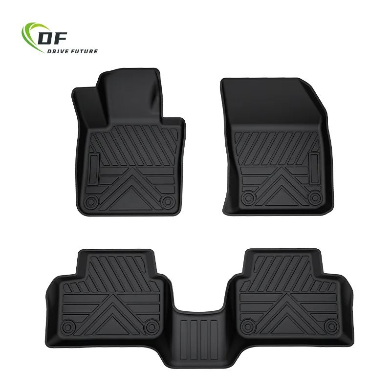 Waterproof custom 3d car mats 3 pieces tpe material car carpet floor mats for VOLVO S60