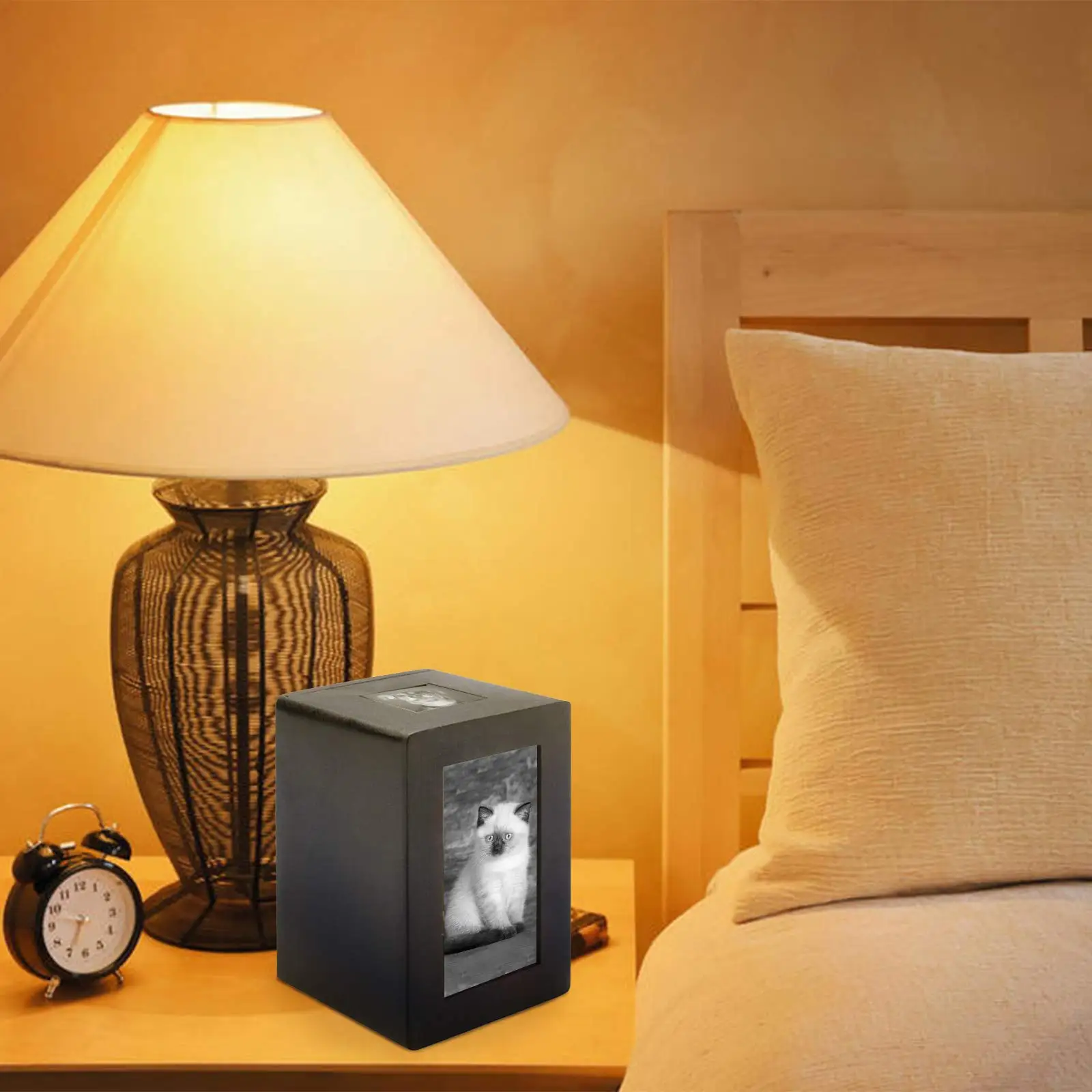 Пользовательские Кошка Собака урна Шкатулка Оптовая Продажа деревянный пепла домашних животных коробка Мемориал природа Pet урна