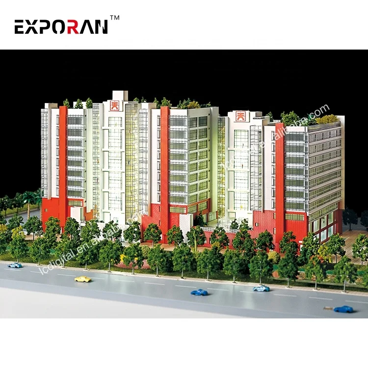 HO Scale Building Model Model Architect  Suitable For Real Estate Development