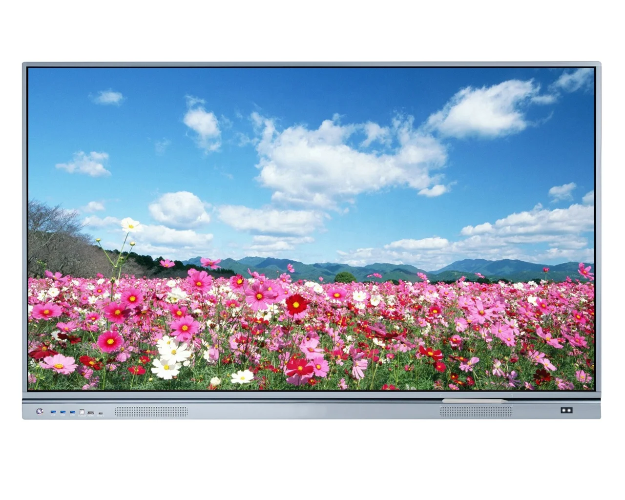 Shenzhen Factory hot sales 65 inches 20 touch 4k led interactive touch screen flat panel for school and office