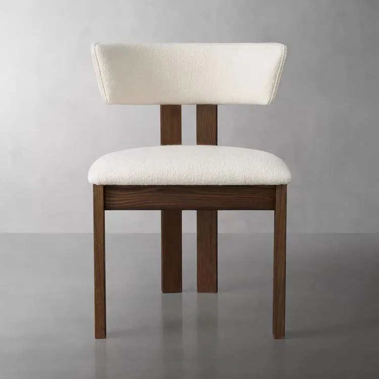 Christmas 10% Sales Off  Wooden Furniture Solid Wood Frame Accent Chair Restaurant Dinning Chair Wholesale