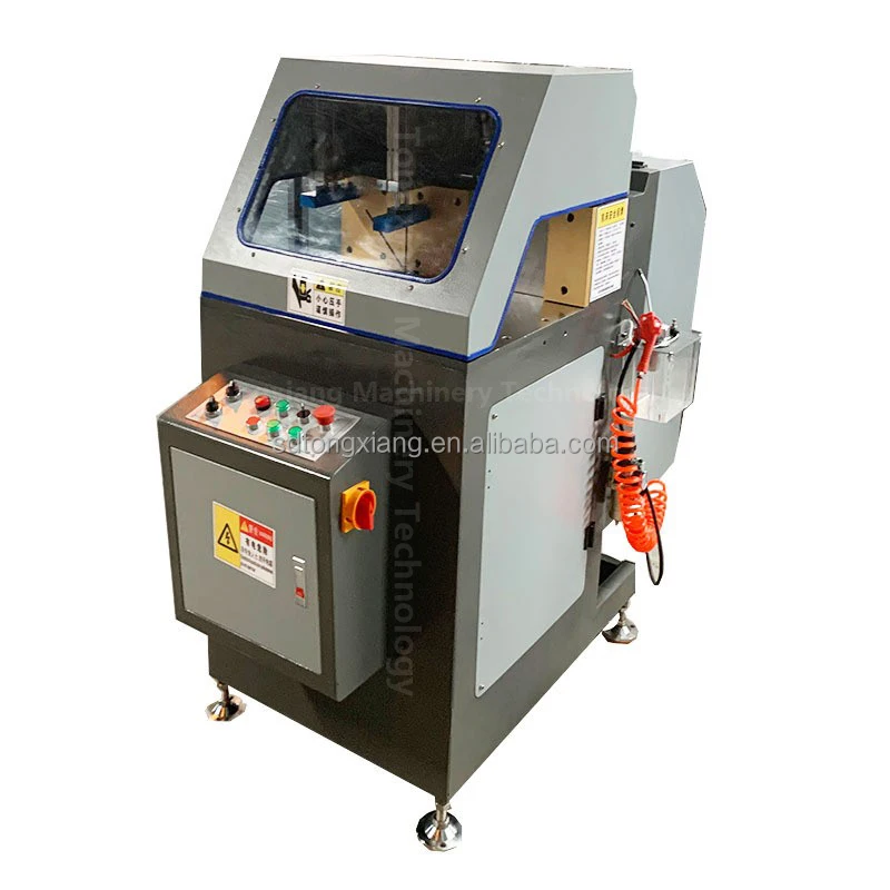 Single Head 45 And 90 Degree Cutting Saw Aluminium Profile Machine