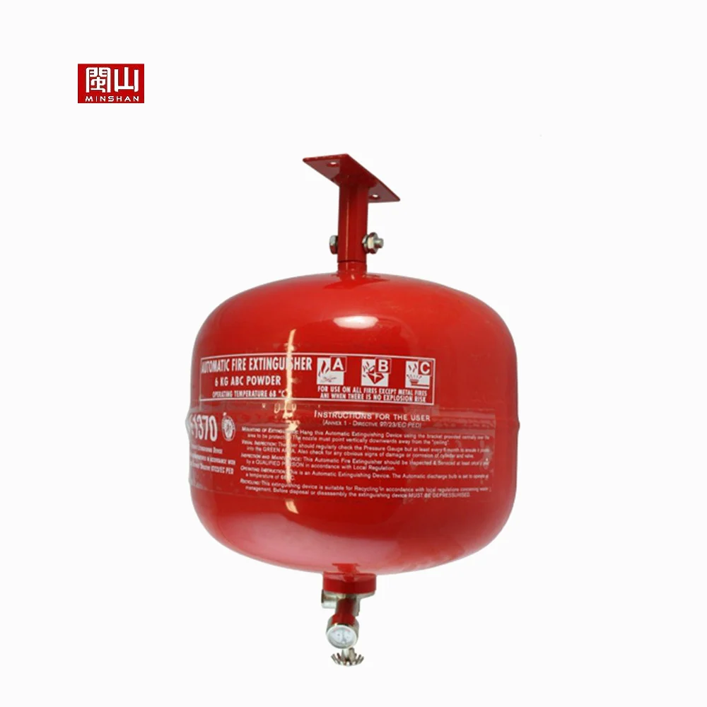 Hanging dry powder automatic fire extinguisher