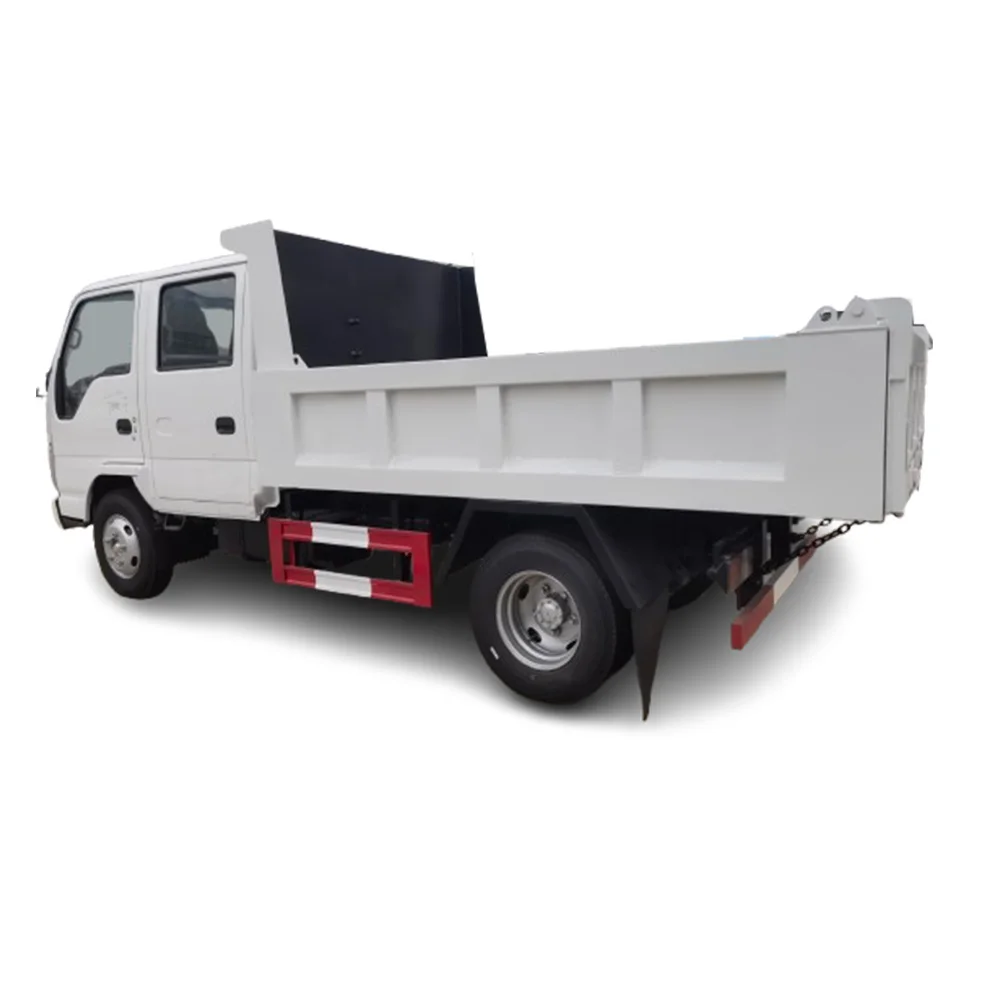Заводская цена 4x2 типа загрузки 5 тонн ISUZU двойной кабины небольшой самосвал