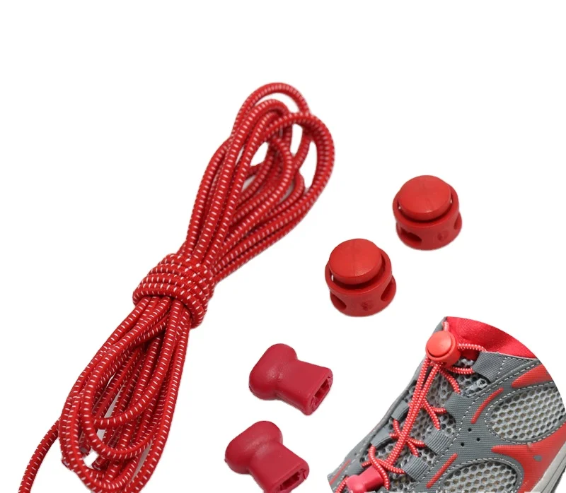 no tie shoelaces system with elastic laces shoelaces round shoelaces for sneakers