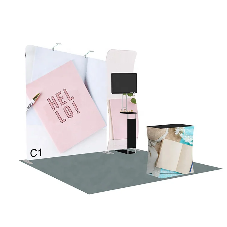 Лидер продаж портативный модульный стенд для выставок на заказ передвижной выставочный