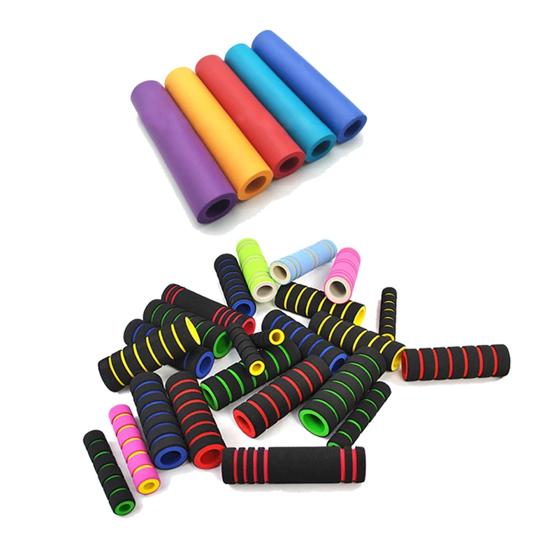 Custom Made Smooth Surface Finish High Density Foam Rubber Handle Cover Grips