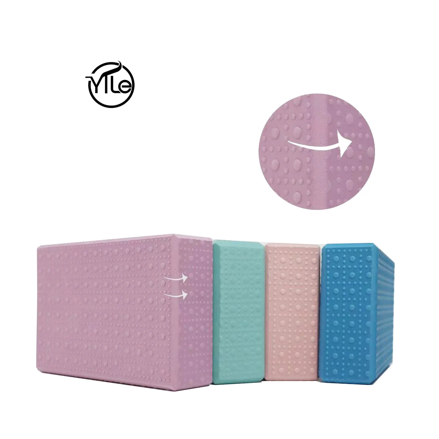 New hot sale high premium children eva foam marble heavy custom yoga blocks taiwan wholesale
