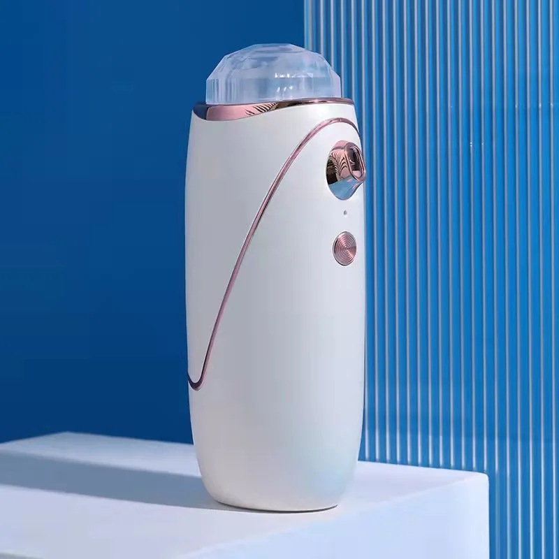 Увлажняющий небулайзер для лица, инструмент для инъекции кислорода в воде, портативный Ионный увлажнитель для лица, парогенератор нано-спрея