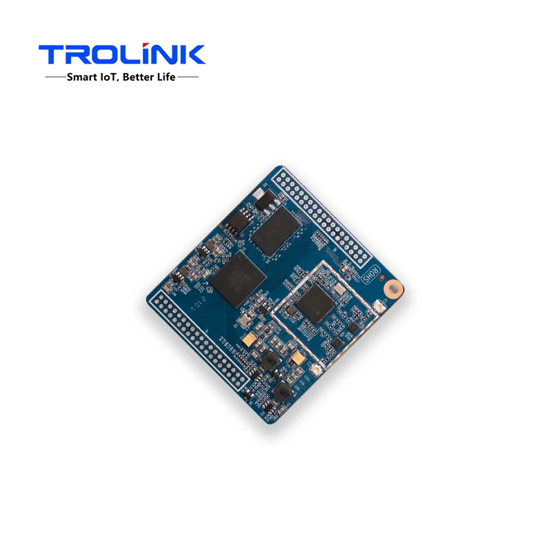 TROLINK Embedded Wireless Router Module WiFi5 To Ethernet Openwrt MT7621AT+MT7612EN 1WAN 2LAN USB 128MB+16MB 802.11AC Rf Module