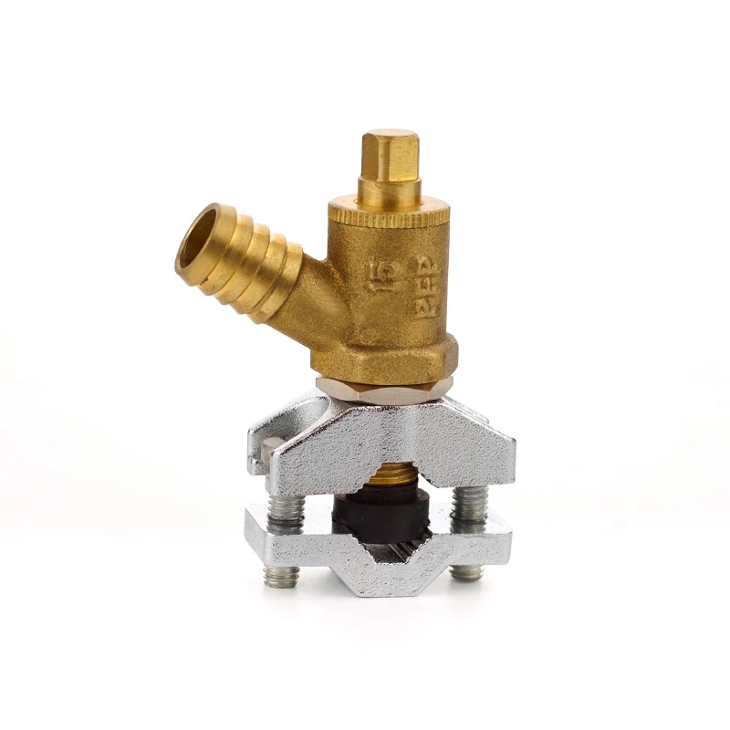 V&G Brass 15mm Connection Self Cutting Drain Cock WRAS Approval Suitable for Water Systems