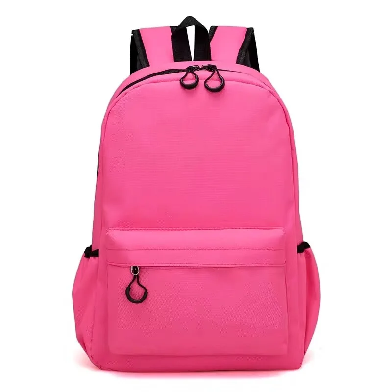 Custom LOGO Student Kids Back to School Backpack Set Kit Cute Pink Stationery Set