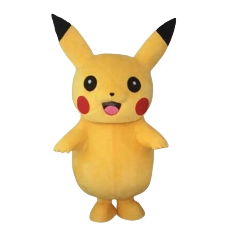 pikachu mascot costume cosplay party carnival costume adult dress kid birthday advertising dancing wedding
