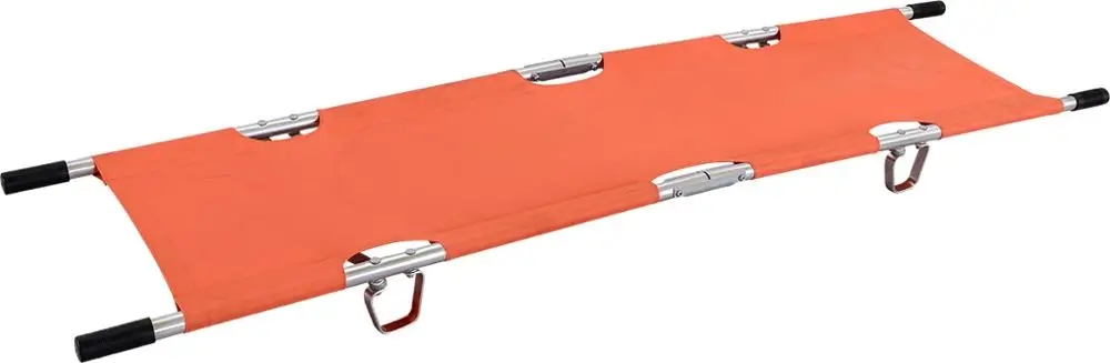 Hospital ambulance aluminum alloy fold emergency stretcher Folding Medical Equipment