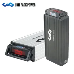 Ebike battery 48v 20Ah lithium ion 18650 batteries 52v 20ah 1000w rear luggage rack battery 36v