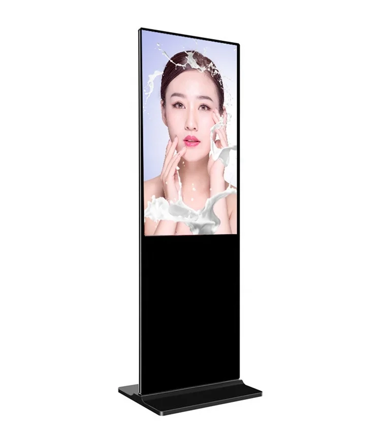 
Factory Customized 55 inch floor stand digital signage, totem, touch screen lcd advertising screens 