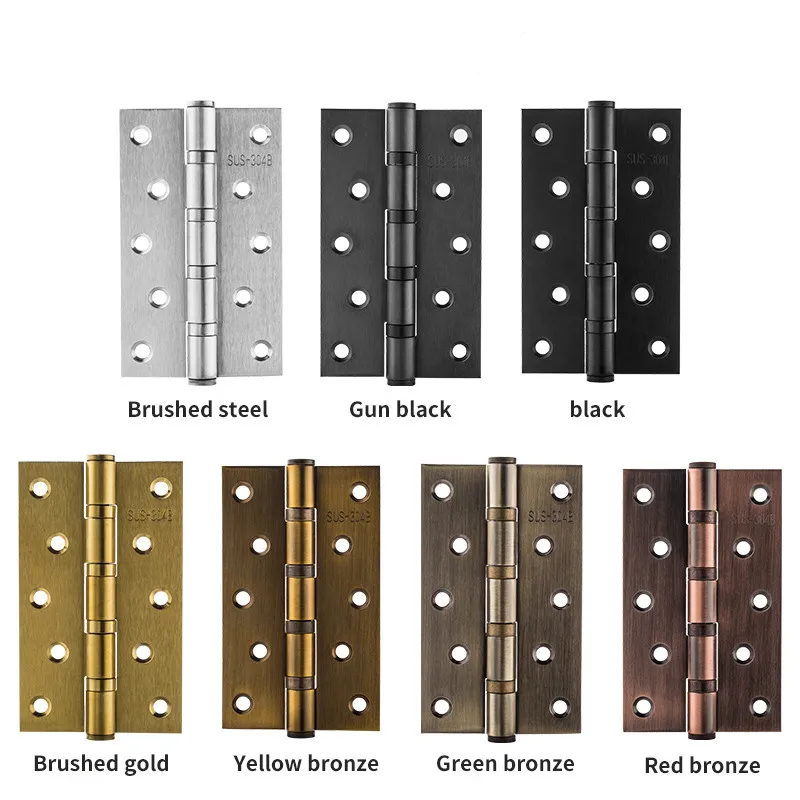 Высококачественные плоские петли из нержавеющей стали современный дизайн стыковой подшипник 5x3x3 0 мм для использования в отеле деревянной двери