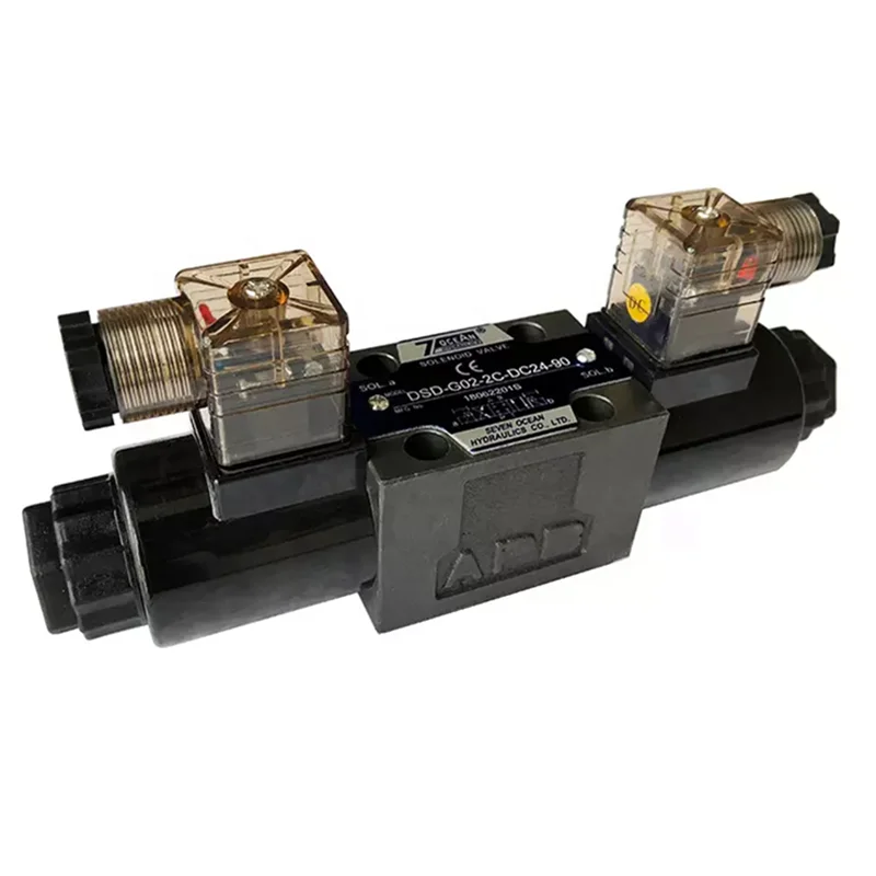 7 океан электромагнитный клапан DSV/DSD-G02/G02-2C/6C-A110/A120/A240/DC12/DC24/R110/R220-90 DSV-G02-6C-DC24-82 регулирующий направленного действия