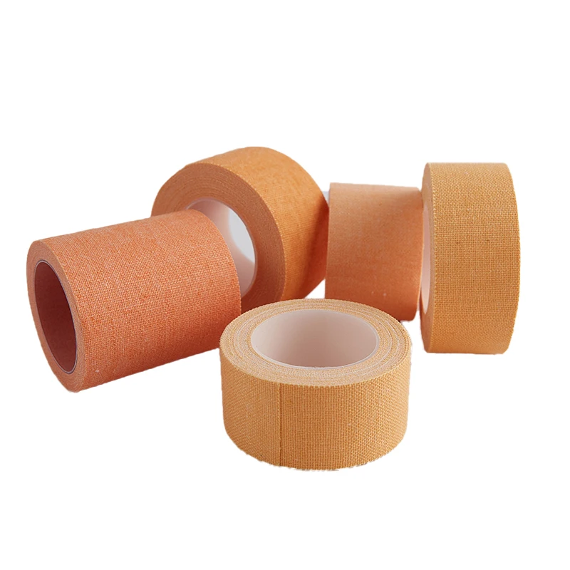 Skin Color Cotton Zinc Oxide Plaster In Plastic Cover Adhesive Plaster Medicinal Tapes