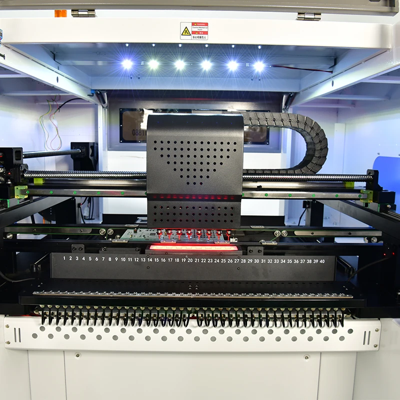 Big Promotion in EU Top led Pick and Place Machine 8 Heads SMT880 Screw Guider Bulb Assembly Machine Line SMT Equipment