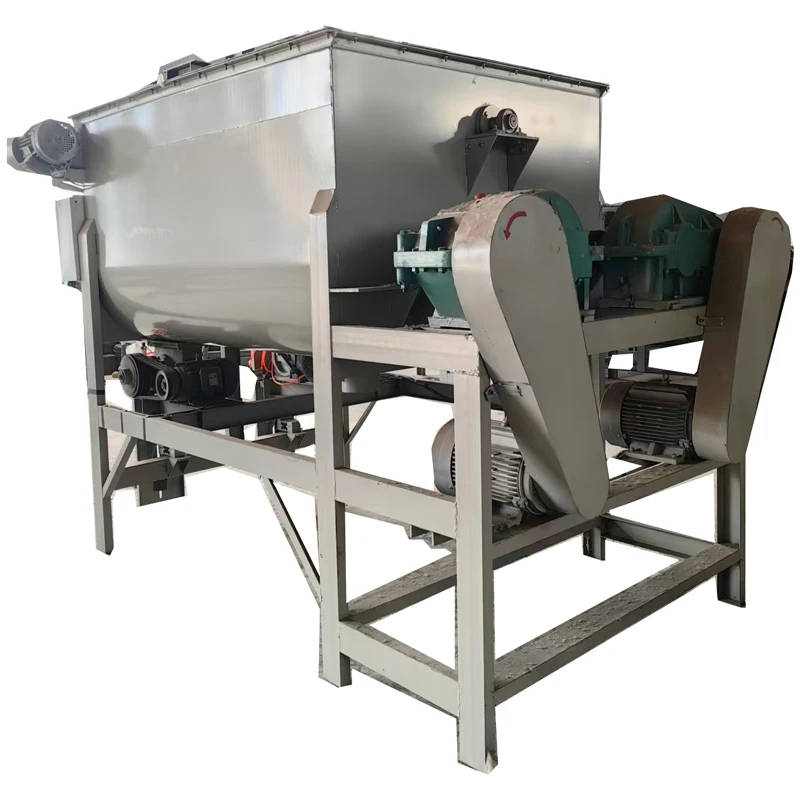 Automatic dry powder mortar mixing machine with double spiral non gravity mixing method for natural mixing of raw materials