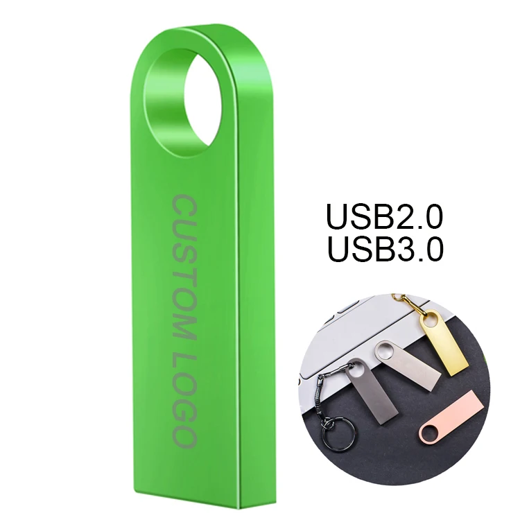 Portable mini metal USB flash disk usb 2.0 Custom OEM Logo 8gb drive pendrive 16gb 32gb wholesale new model Usb flash drive
