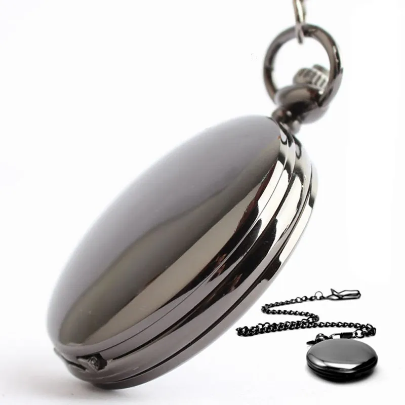 New Metal Outdoor  Mens Custom Pocket Watches with necklace retro fashion case OEM ZINC material decorations for men