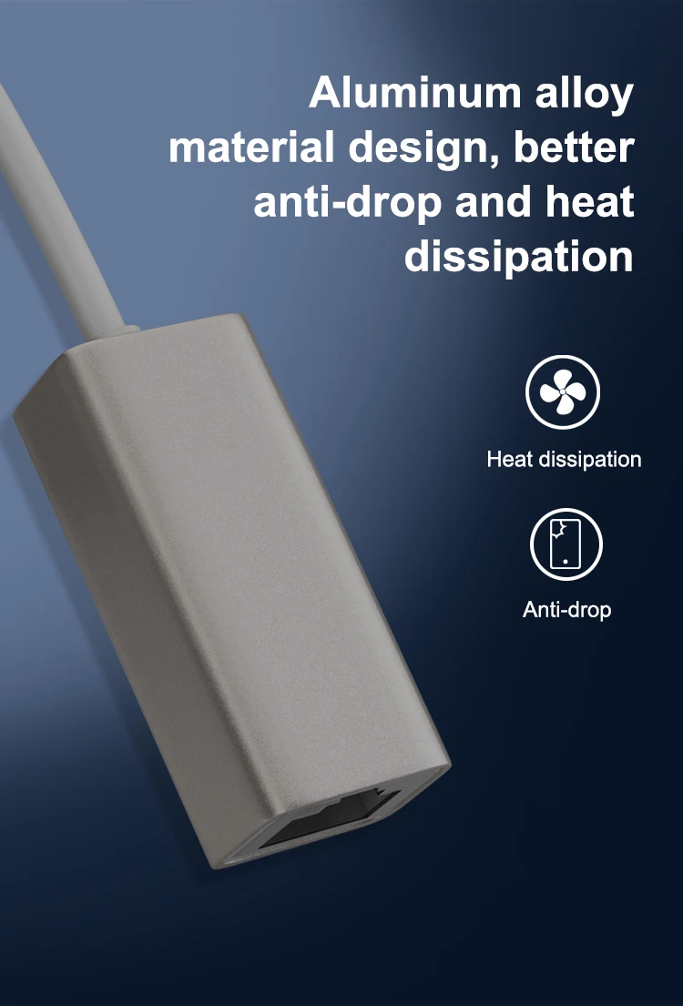 USB Ethernet Adapter USB to Ethernet Lan RJ45 Network Card Cable Line Card Ethernet Adapter for PC Laptop