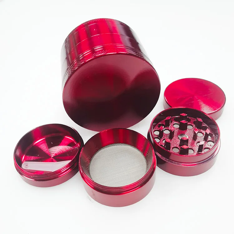 Wholesale Metal 40MM Tobacco Zinc Alloy Smoking Grinder For Smoke Shop Manual Herb Smoking Grinder