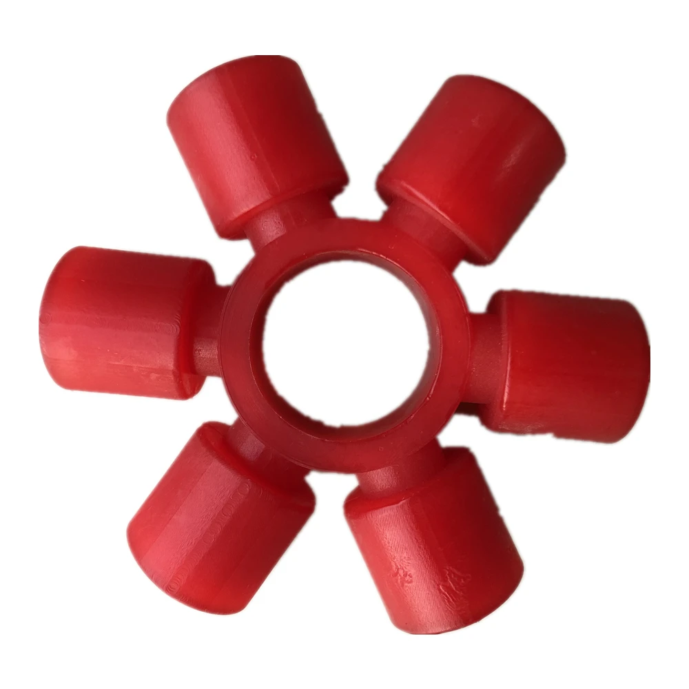 High quality elastic pad polyurethane plum blossom pad shaft flex coupling