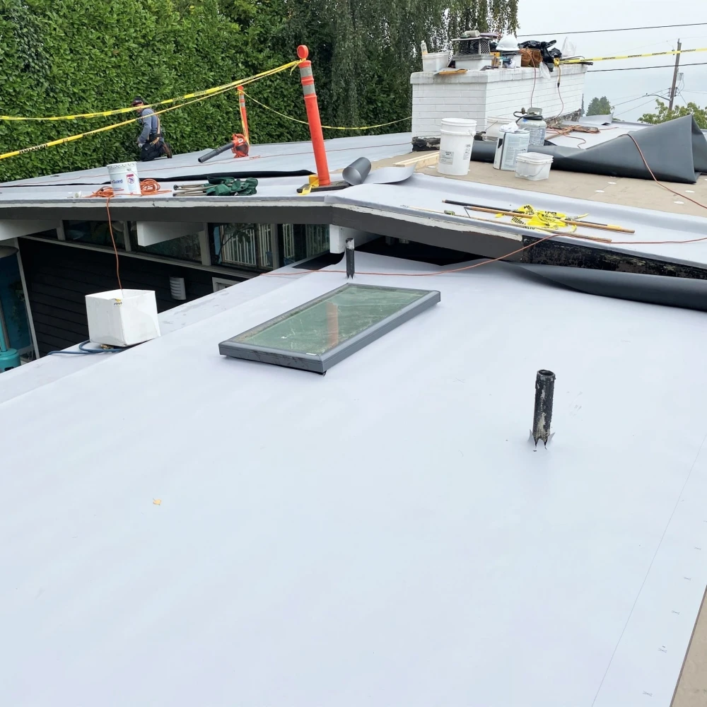 1.2mm 1.5mm 2.0mm PVDF Coating Aluminium Foil Roofing Membrane Flat Roof Waterproofing Butyl Tape for Metal Roof Sealing