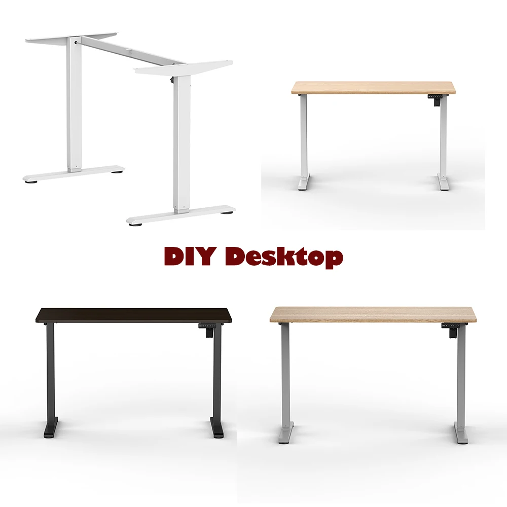 Factory Hot Selling Adjustable Desk Sit To Stand Desks Easy Installation Lifting Electric Table Office Height Adjustable Desk