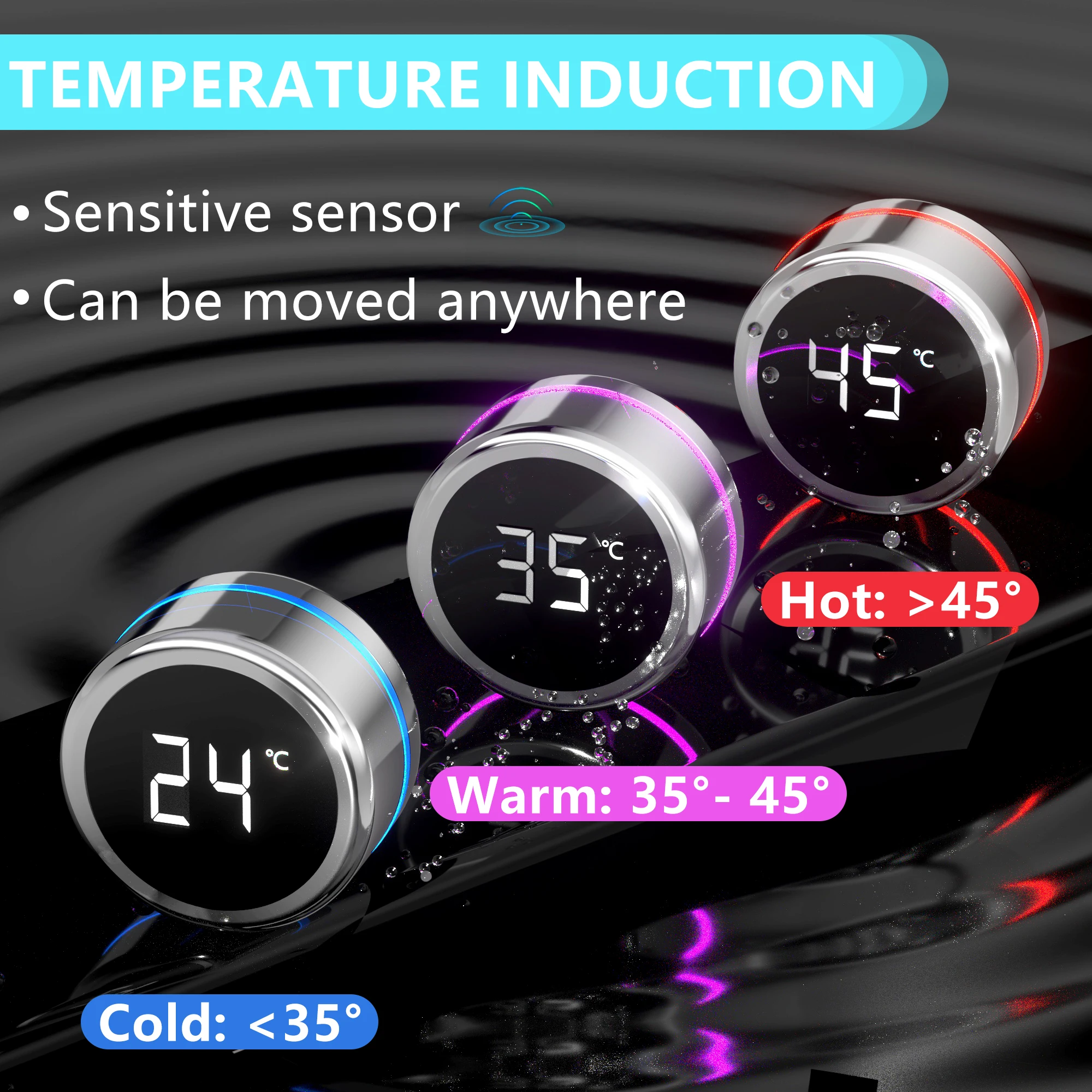 Matte Black Touchless Brass Kitchen Faucet Motion Sensor Smart Kitchen Sink Faucet with Pull Down Sprayer