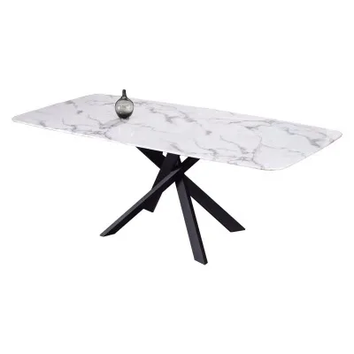 Home rectangular dining kitchen room furniture Luxury velvet dining table chairs 4 seat 6 seat chair