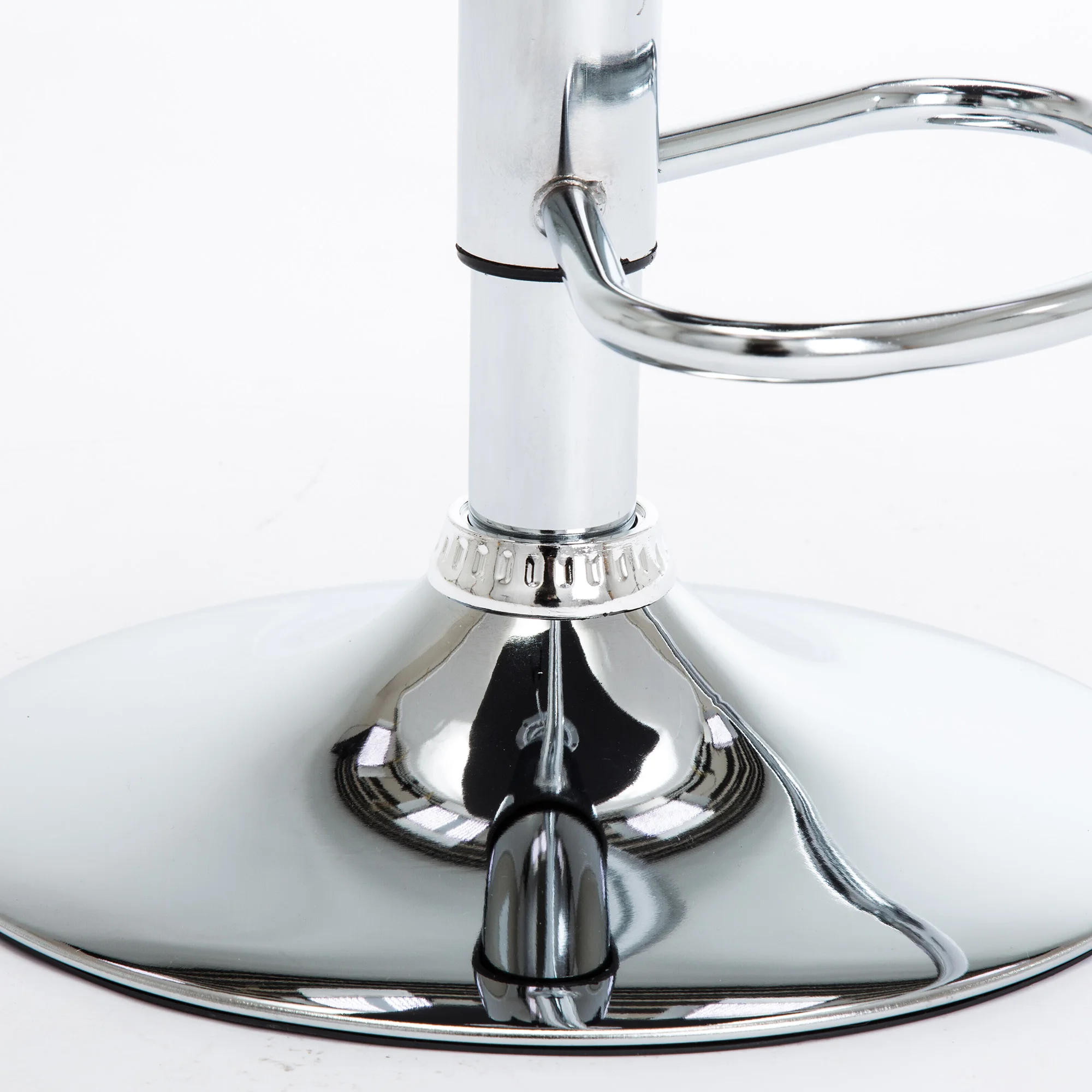 
Wholesale Black PU Leather Kitchen Design Bar chairs Modern Swivel Barstool 