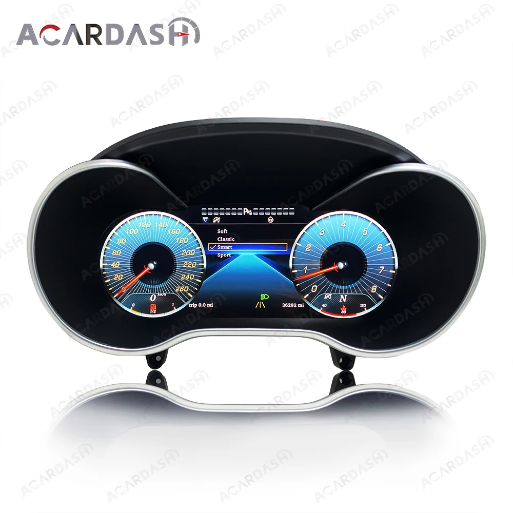 ACARDASH 12.3 inch Android Digital Cluster For Mercedes Benz Series Car LCD Cluster instrument multimedia dashboard Modification