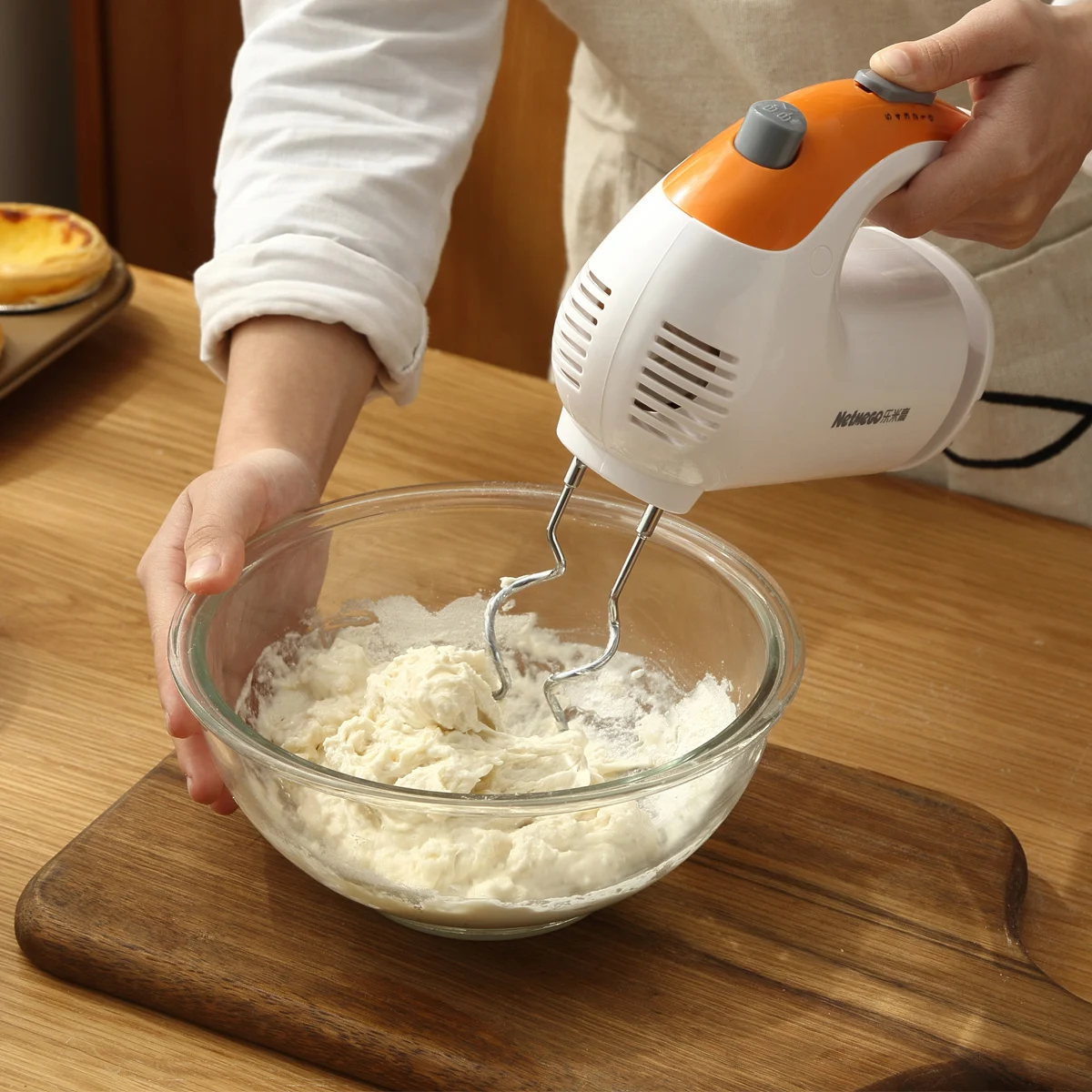 OEM Factory Supplier Hand Mixer Fruit Chopper Salad Stirrer Cook Blender Butter Mixture Cream Machine Electric Egg Whisk