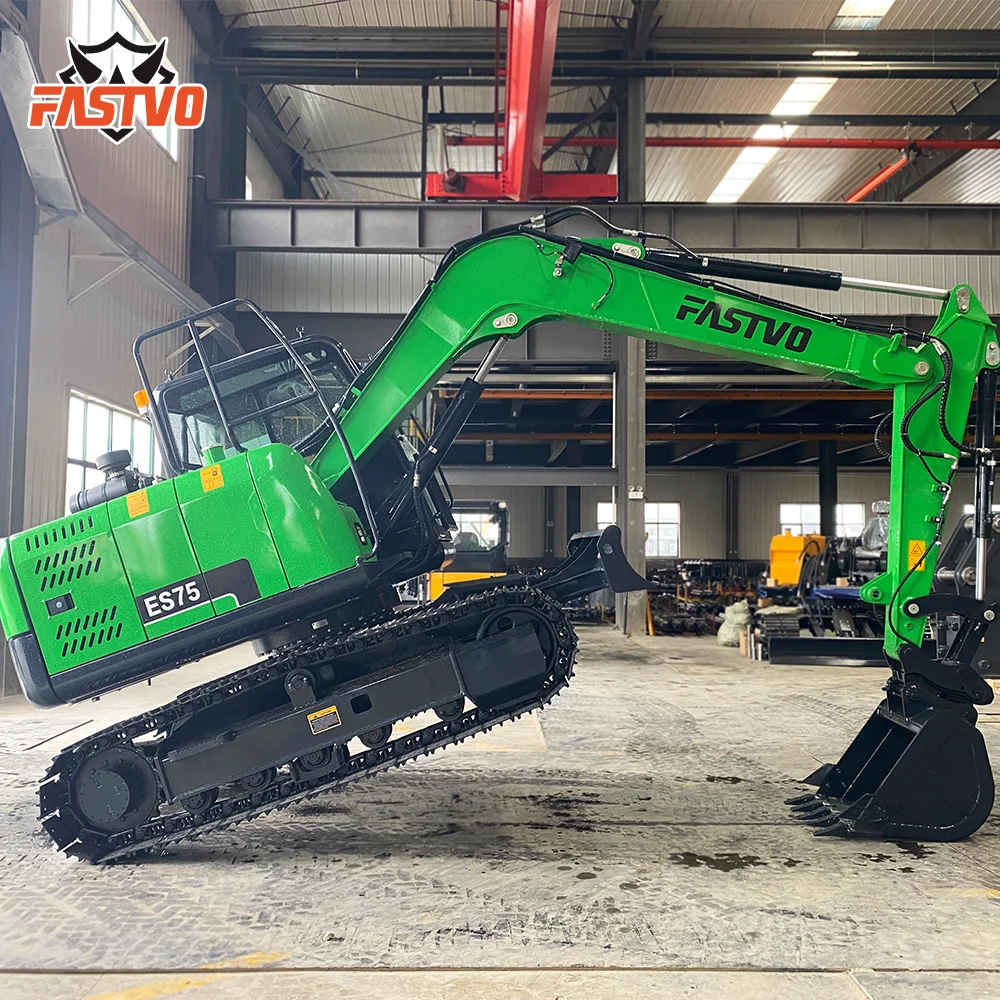 China Made Best Price Medium 7.5 ton Excavator Middle Crawler Digger for Sale