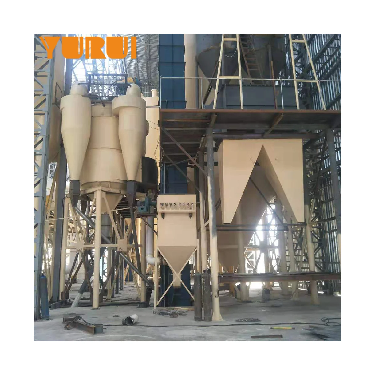 Gypsum Powder Production Making Natural Grinding/Mixing Mill Small Gypsum Plaster Line