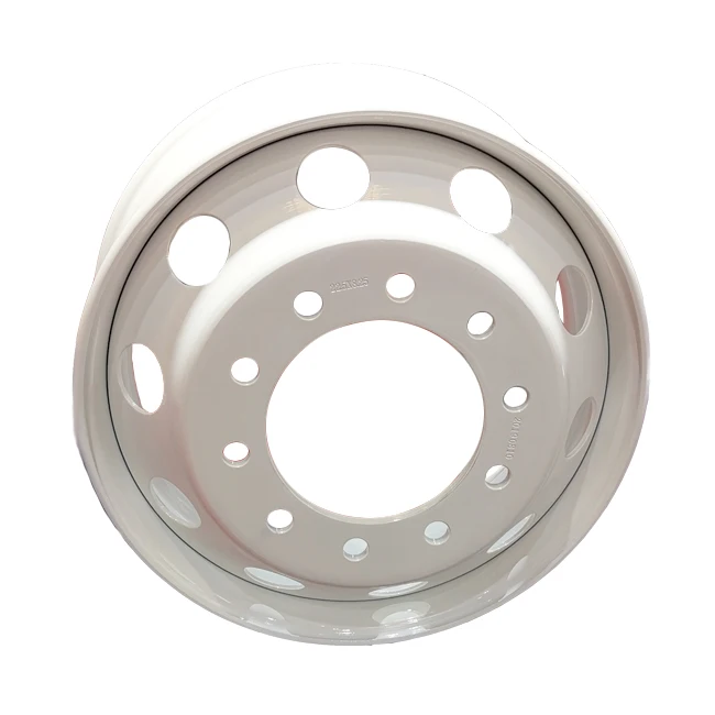 24.5 x 8.25 for tyre 11R24.5 commercial truck wheels 10 holes tubeless wheel American standard DOT certificate in China