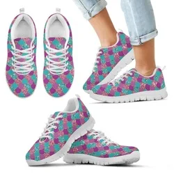 Print on Demand Mermaid Skin Pattern Children Casual Outdoor Sneakers Sport Shoes for Kids and Girls
