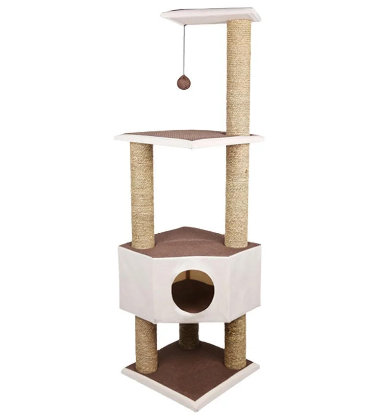 Relipet RL17439, заводская цена, оптовая продажа, товары для домашних животных, рамная платформа, башня для кошек и деревьев, прочная лестница для подъема