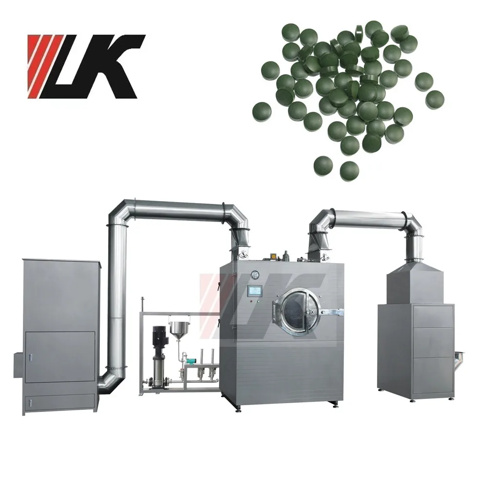 
BG-150D High Efficiency Pharmacy Automatic Tablet Coating Machine Pill Coater Machine 