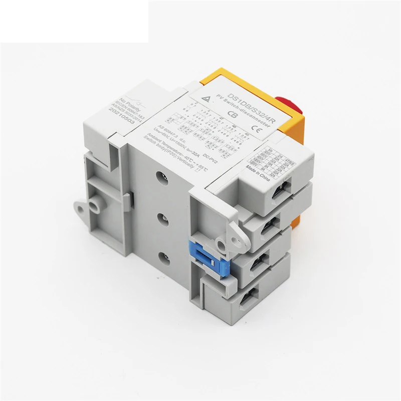 OEM Factory 32A Solar Switches Pv Disconnect Dc Isolator Rotary Switch