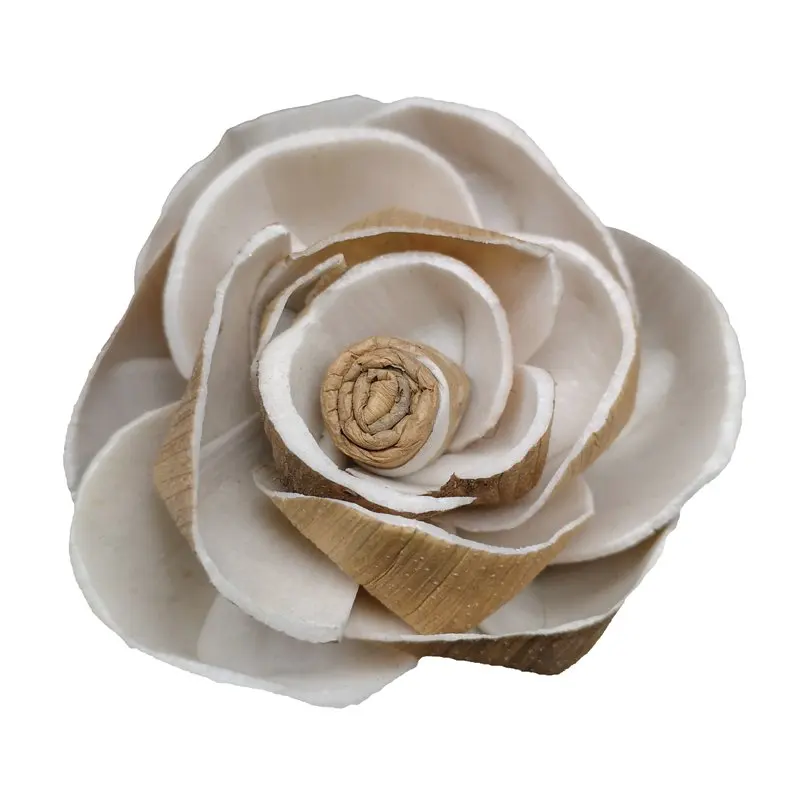 115 Pack of Sola Skin Flowers Bark Rose 6cm For Home Decor/Reed Diffuser