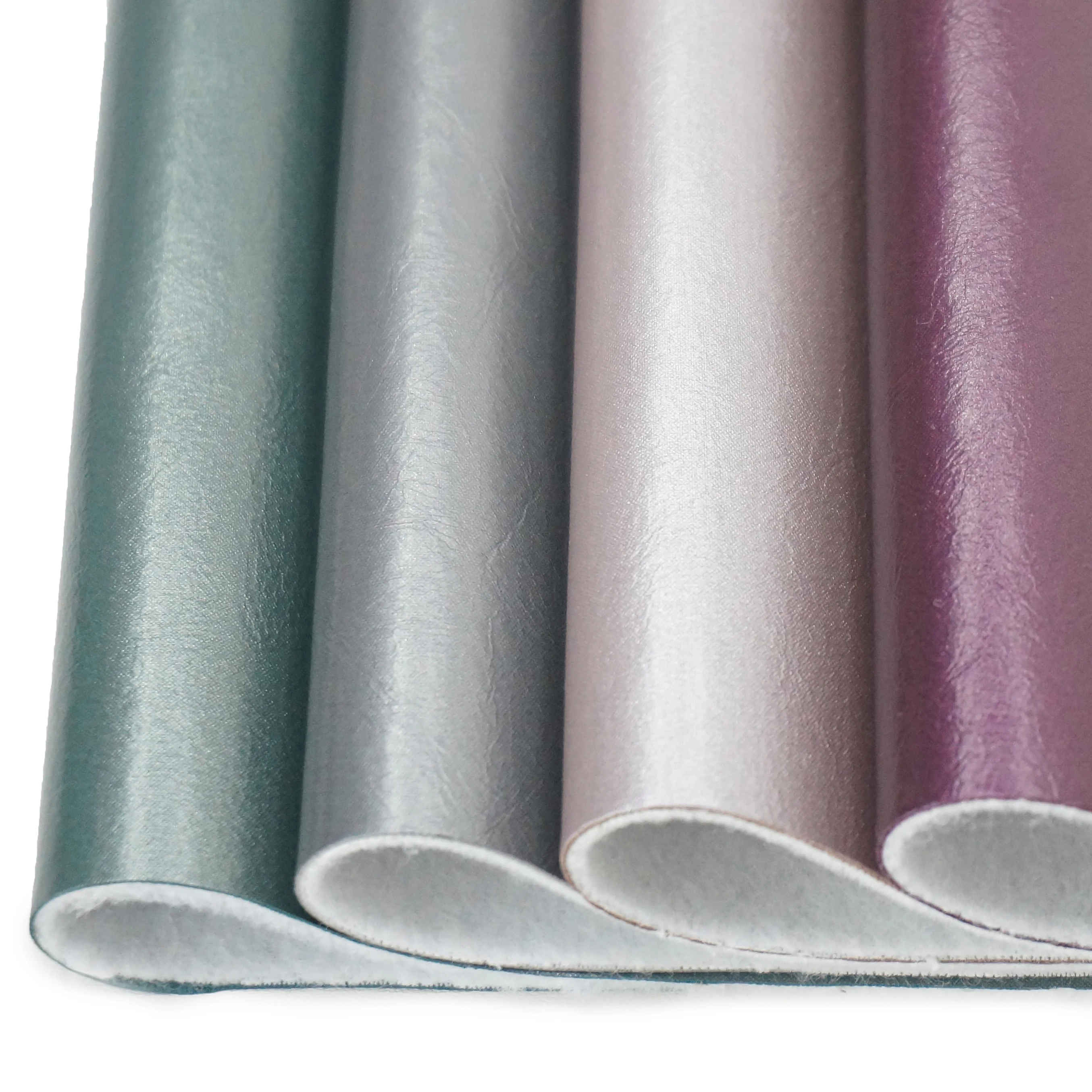 Wholesale GRS Certified Oil Wax Thick PU Synthetic Leather Waterproof Phone Cases Bags Sofas Other Packaged Recycled Leather