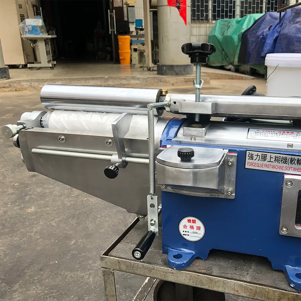 
ASFROM High Quality Re-inforced Glue Coating Machine with soft Wheels 