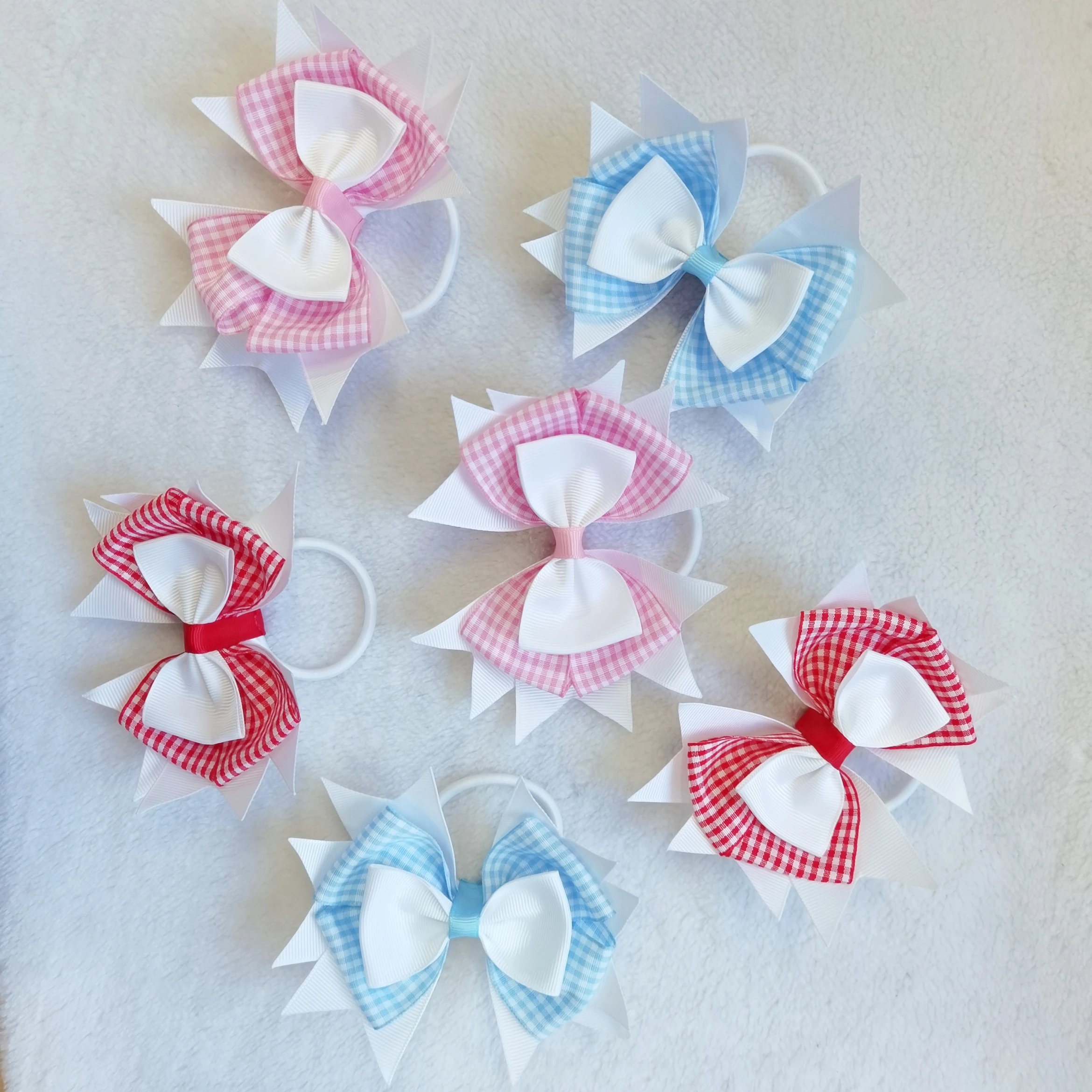 Factory Wholesale Kids Elastic Hair Rubber Bands Colorful Flower Animal Baby Girl Children Hair Tie