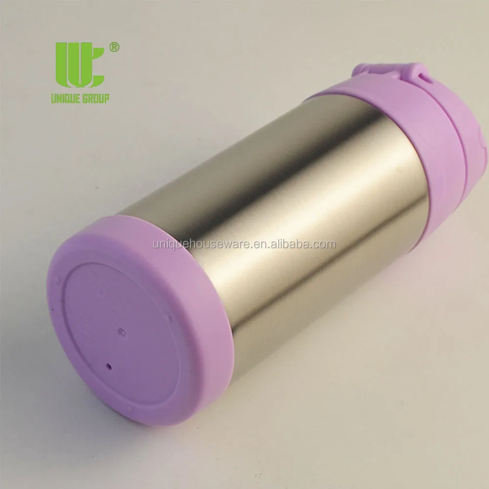 Vacuum Insulated Water Bottle with Straw Hided Handle OEM Service Food Grade Stainless Steel Wholesale Kids 12oz Custom Color
